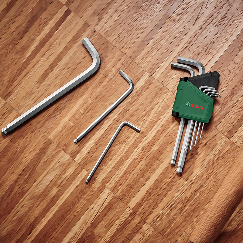 Bosch 9 Piece Hex Wrench / Allen Key Set -4